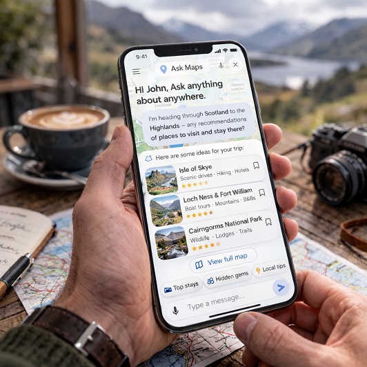 Tech Insight : Google Maps Introduces 'Ask Maps'