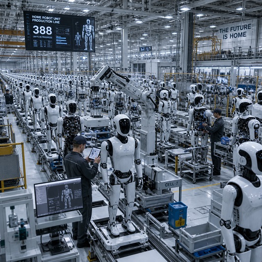 Company Check : 1X California Factory To Produce 10,000 Home Robots