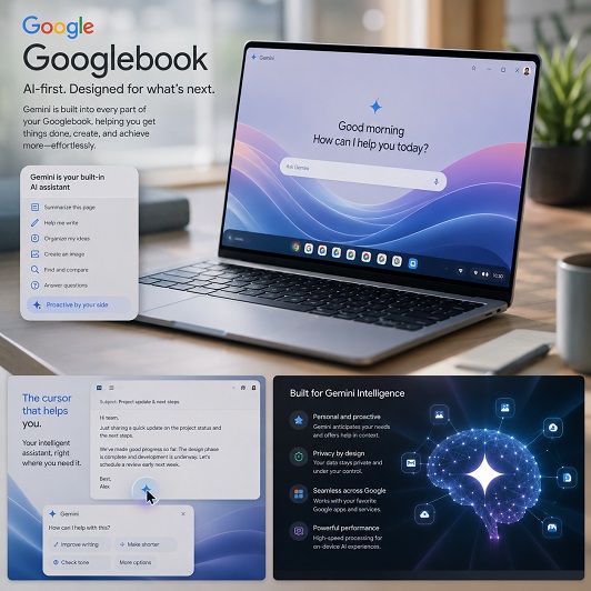 Tech Insight : Google Replaces Chromebook With AI-Powered “Googlebook” Strategy