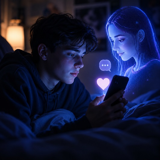 Tech News : Boys Forming Romantic Bonds With AI
