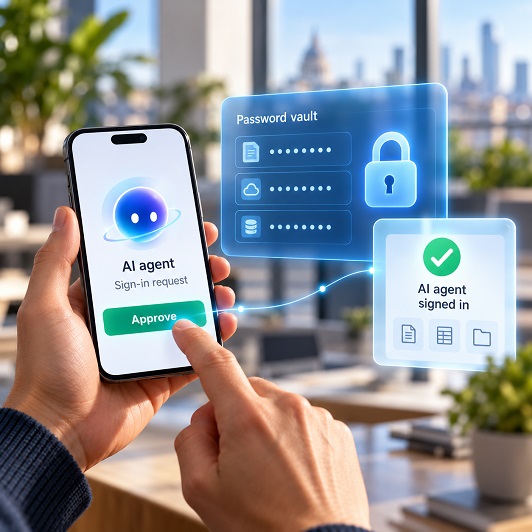 Company Check : AI Login Without Sharing Passwords