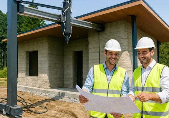 Sustainability-In-Tech : New Homes 3D Printed From Soil