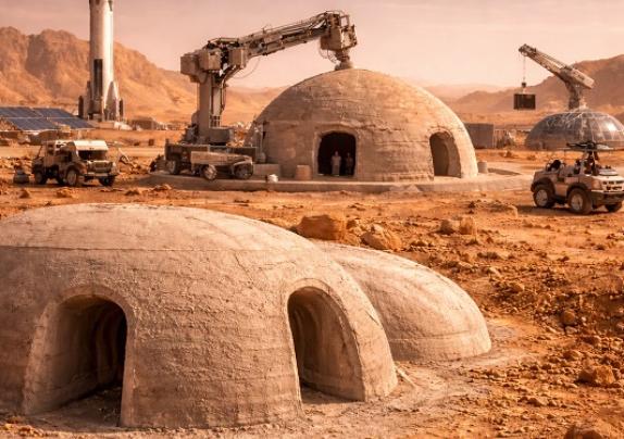 Sustainability-in-Tech : Bacteria Could Turn Martian Soil Into Sustainable Building Material