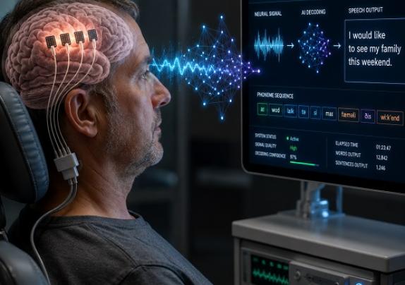 Tech News : Brain Implant Restores Speech To ALS Patient