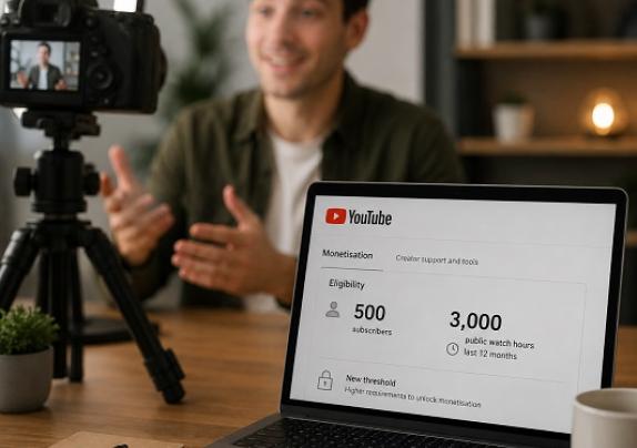 Tech News : YouTube Doubles Monetisation Threshold For Creators