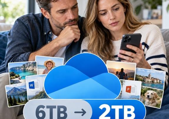 Tech News : Microsoft Cuts Shared OneDrive Storage By Up To 4TB