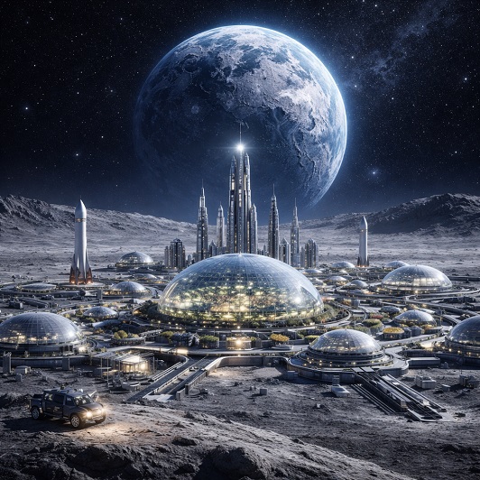 Company Check : SpaceX Focus Shifts To Moon City