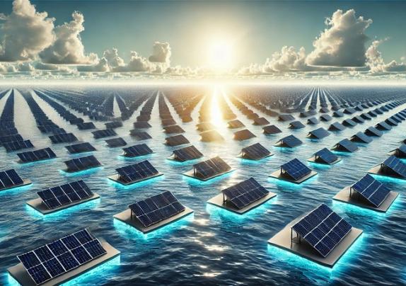 Sustainability-in-Tech : Floating Solar Panels Could Power Entire Countries